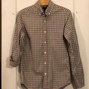 J. Crew Slim-fit checked shirt